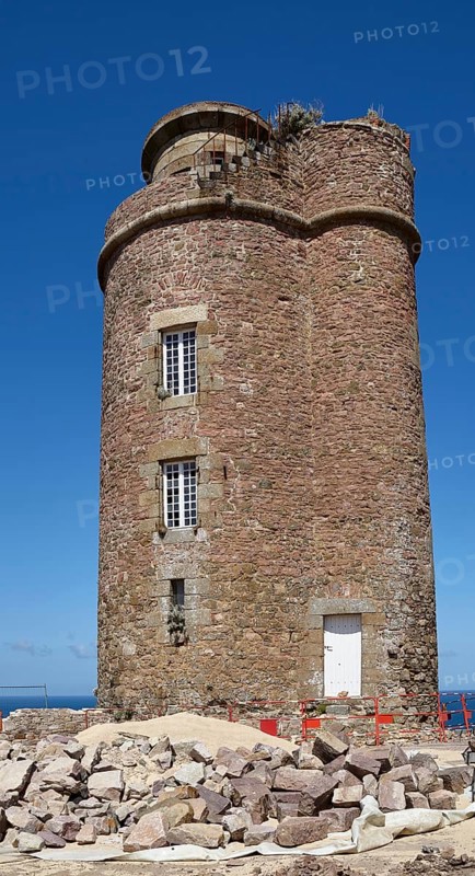 Old lighthouse Phare du Cap Frehel near Plevenon