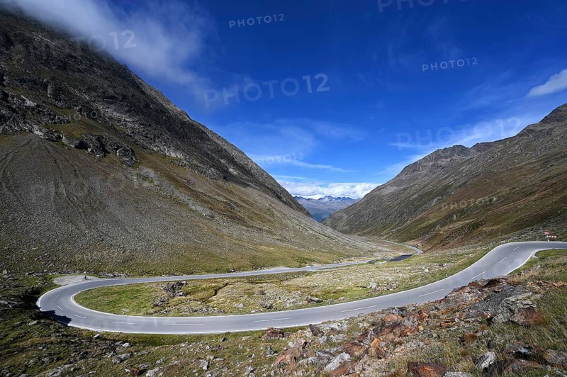 Timmelsjoch High Alpine Road between Austria and Italy