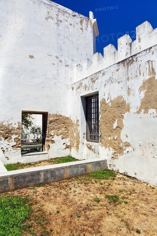Inner courtyard of the Biblioteca Municipal Alvaro de Campos