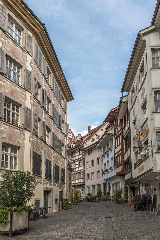 Kirchgasse in the historic old town of Wil