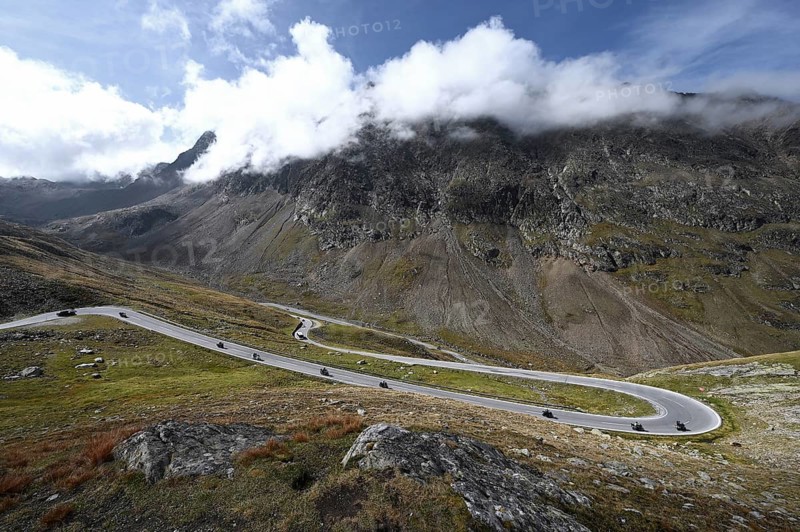 Timmelsjoch High Alpine Road between Austria and Italy