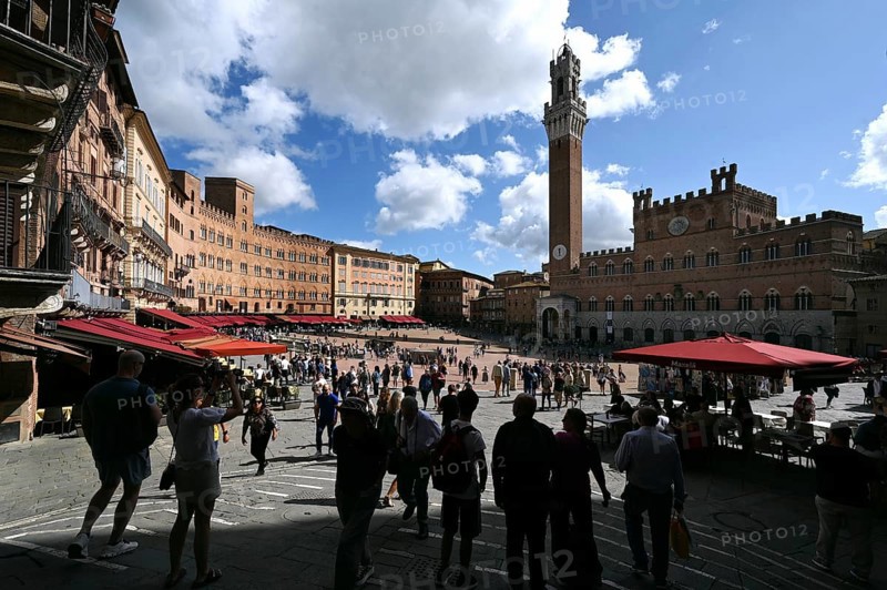 Piazza del Campo and Torre del Mangia