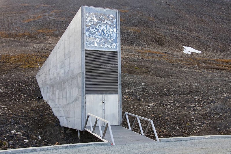 Entrance to the Svalbard Global Seed Vault