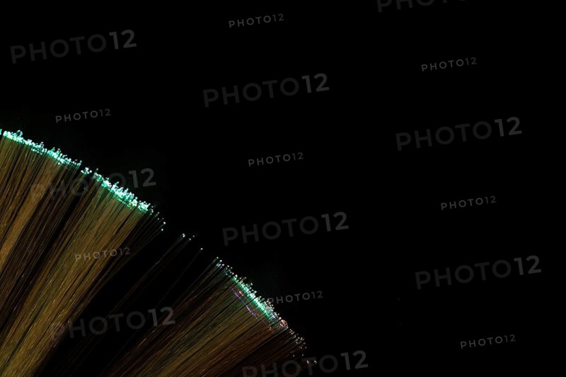 Optical fiber straws with light