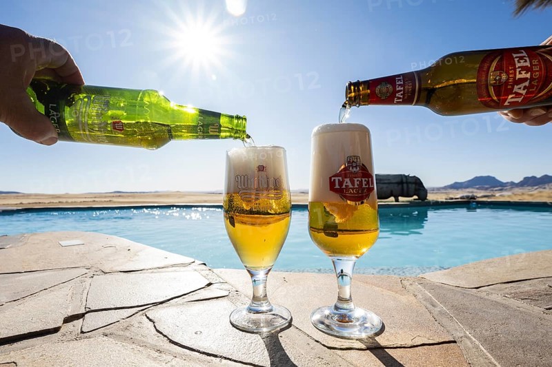 Beer by the pool Rostock Ritz