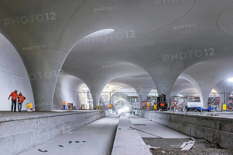 Underground cathedral: modern architecture for the billion-euro Stuttgart21 project. Two years in front of commissioning