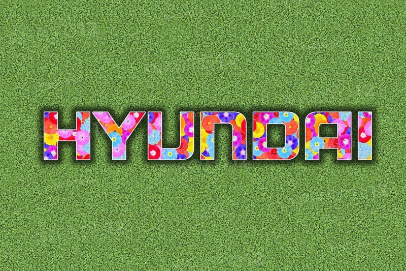 Logo car company Hyundai
