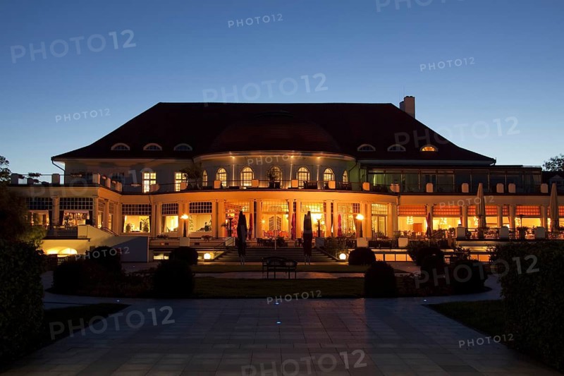 The Travemuende Casino at night