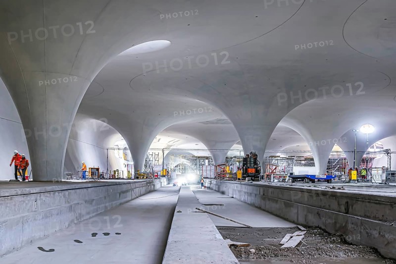 Underground cathedral: modern architecture for the billion-euro Stuttgart21 project. Two years in front of commissioning