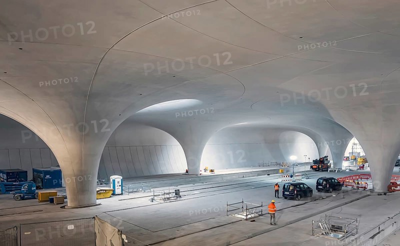 Underground cathedral: modern architecture for the billion-euro Stuttgart21 project. Two years in front of commissioning