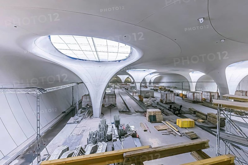 Underground cathedral: modern architecture for the billion-euro Stuttgart21 project. Two years in front of commissioning