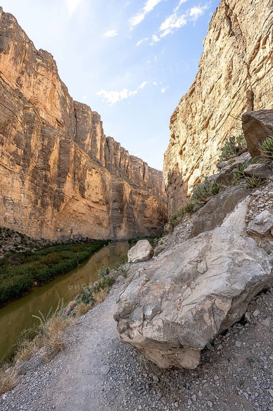 Santa Elena Canyon Trail on the Rio Grande