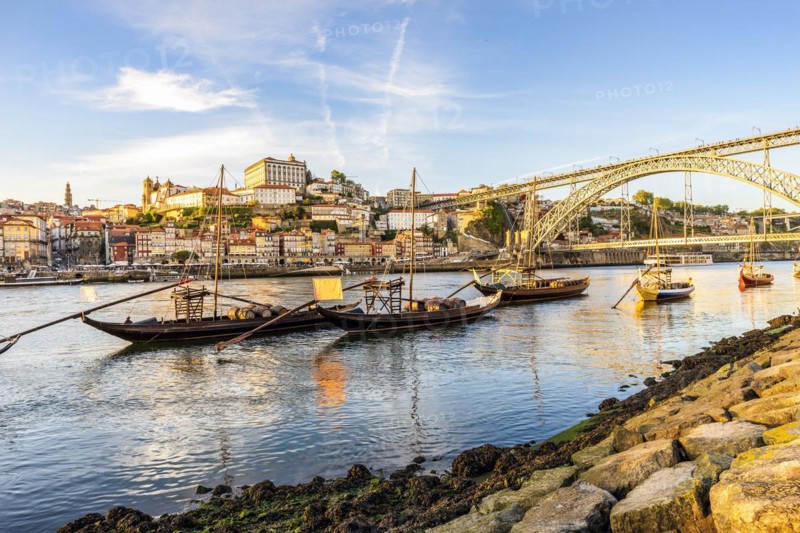 Great view of Porto or Oporto the second largest city in Portugal