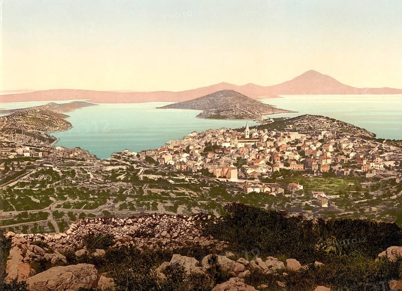 View from Monte Umpiliak to Lussin-Piccolo