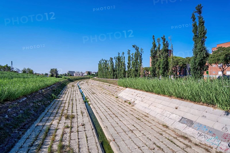 River Ausa as a canal