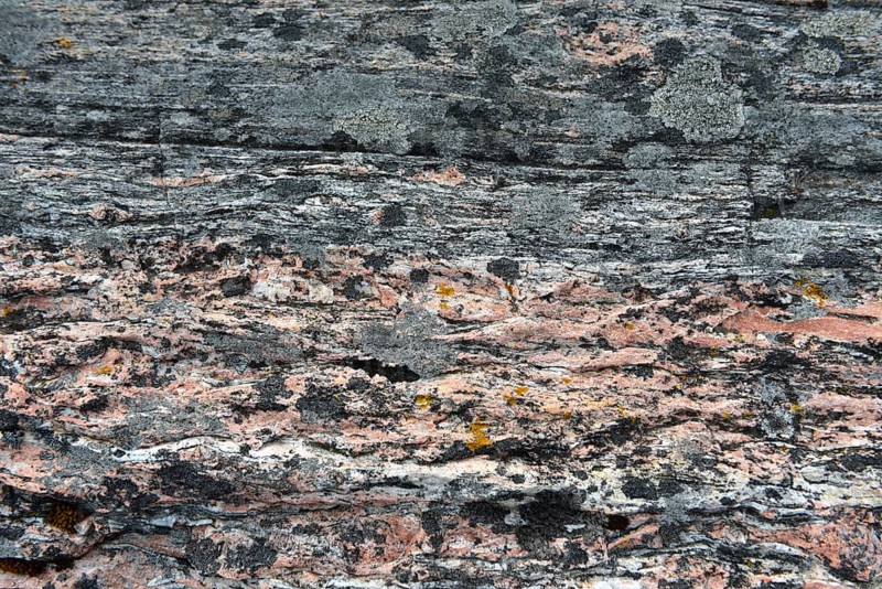 Glacier-carved rocks in the Norwegian archipelago