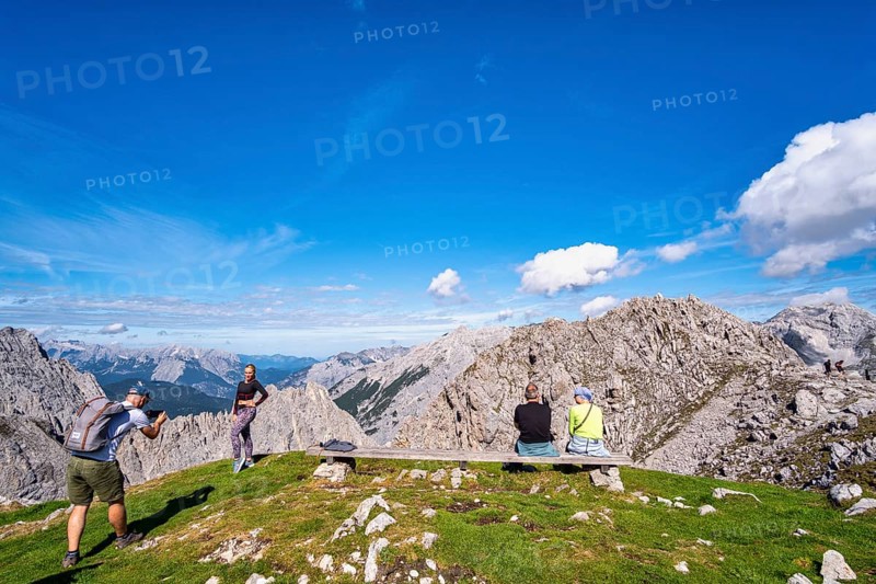 Karwendel view from the Hafelekar