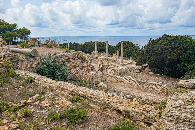 Antique Villa Romana with view of Giglio Island