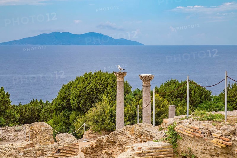 Antique Villa Romana with view of Giglio Island