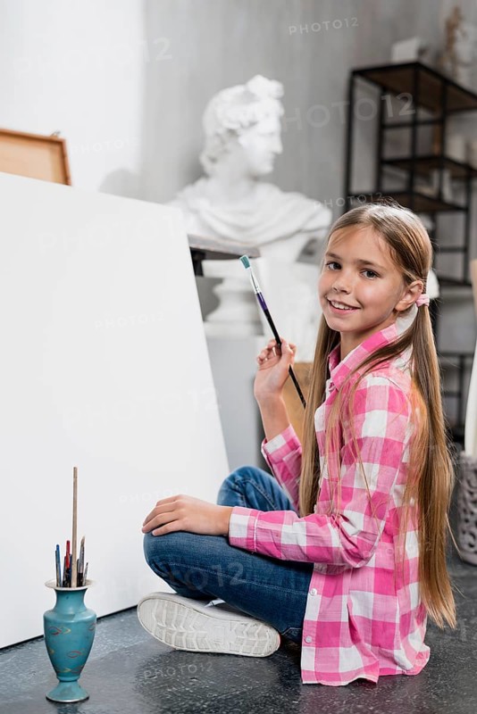 Artist concept with girl