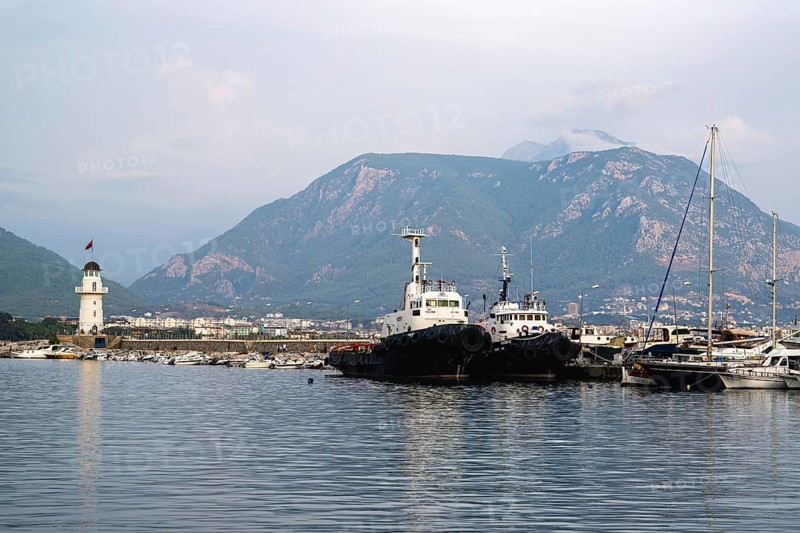 Lighthouse and Marina in Alanya