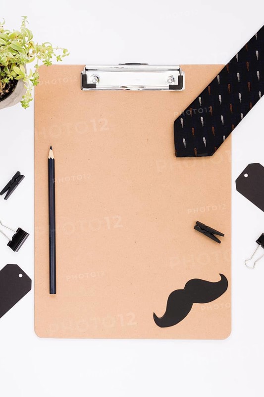 Father tie clipboard