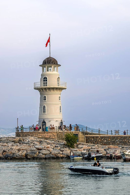 Lighthouse and Marina in Alanya