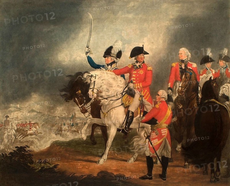 King George III inspecting the regiment of the Prince of Wales