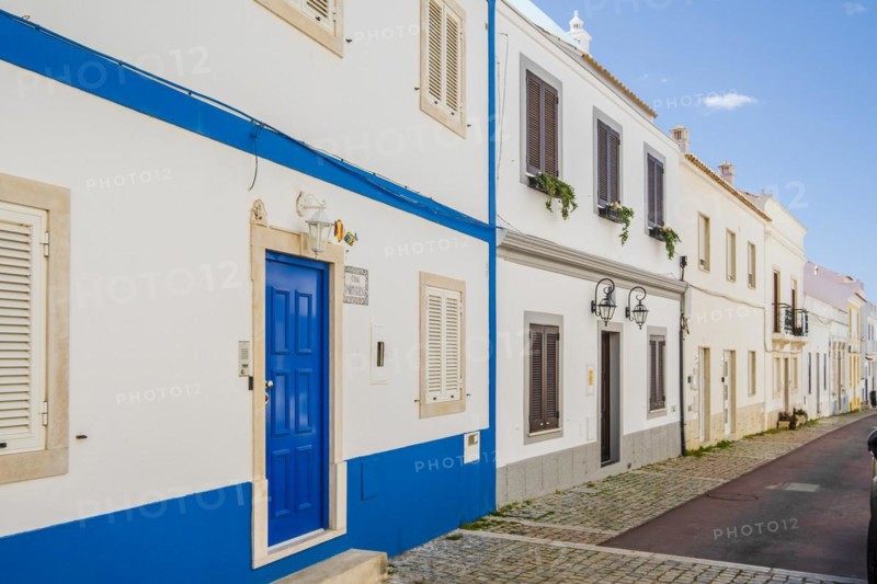 Awesome view of portuguese traditional houses