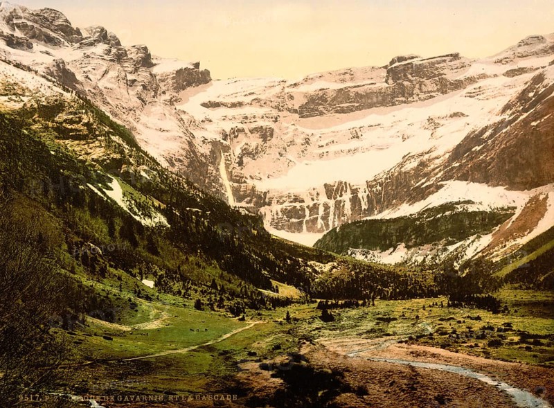 Cirque de Gavarnie is a rocky cirque in the Pyrenees National Park