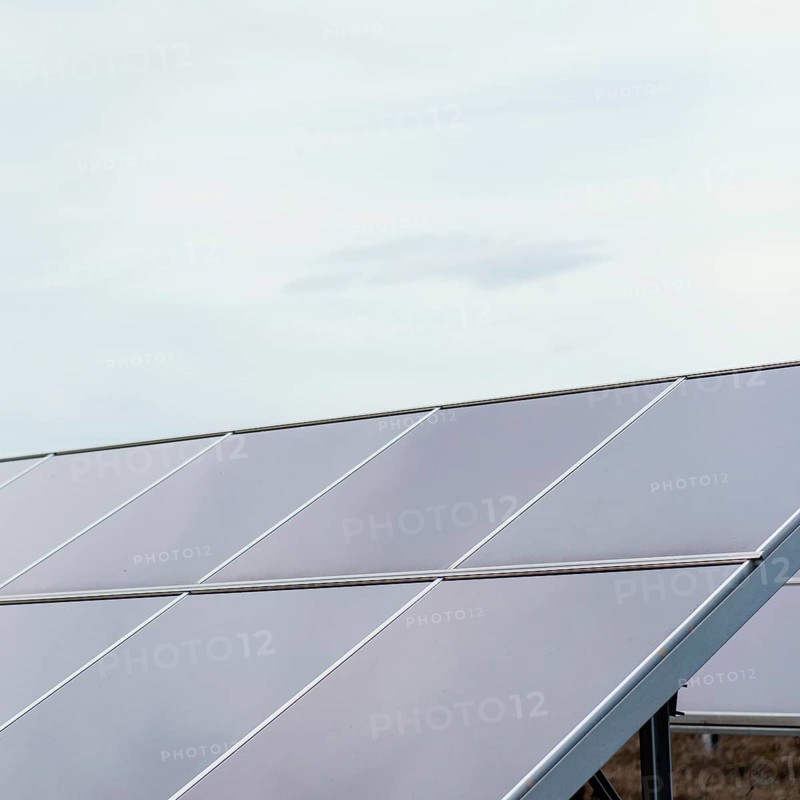 Solar panels with copy space