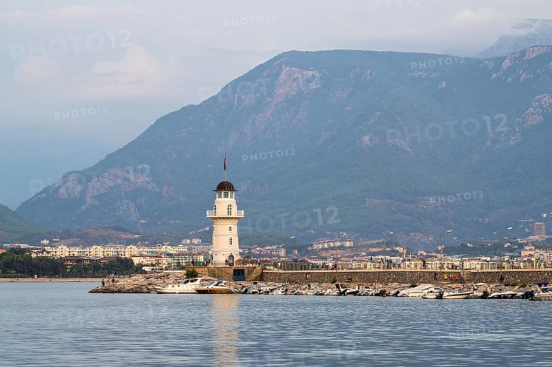 Lighthouse and Marina in Alanya