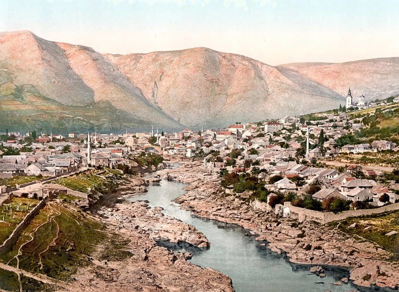 General view of Mostar
