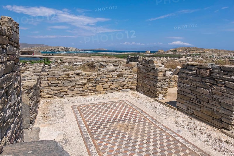 Mosaic floor of the ancient city of Delos
