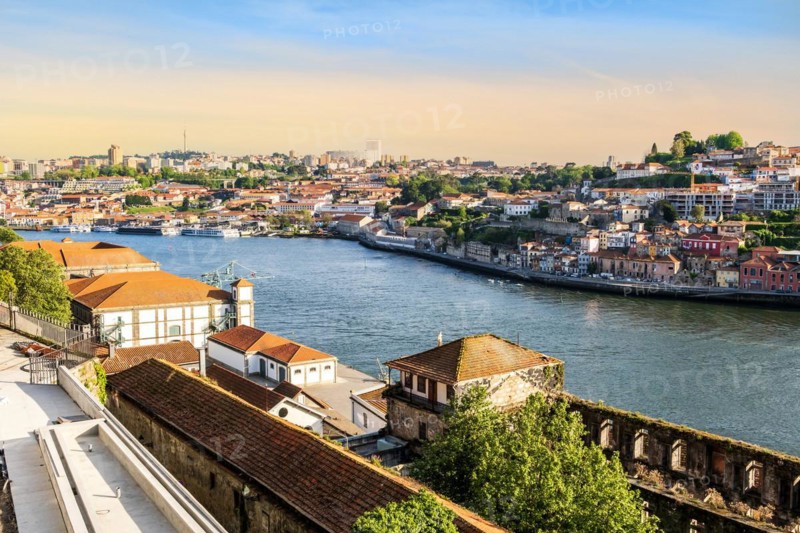 Great view of Porto or Oporto the second largest city in Portugal