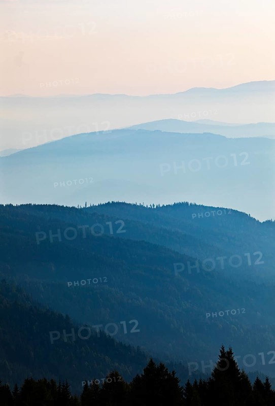 Mountain silhouette