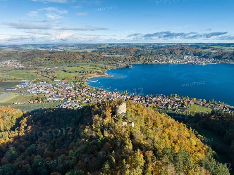 Aerial view of Lake Constance
