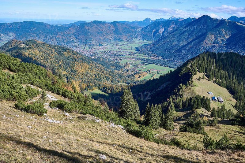 Mangfall mountains with Rottach-Egern