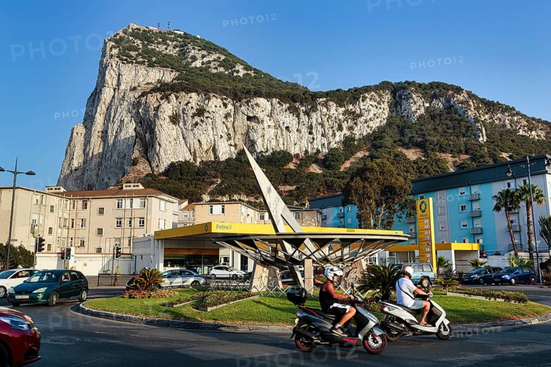 Roundabout with scooters