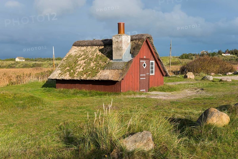 Fisherman's cottage at the former fairway to Ringkobingfjord