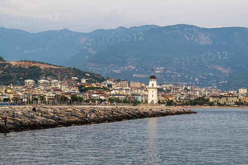 Lighthouse and Marina in Alanya