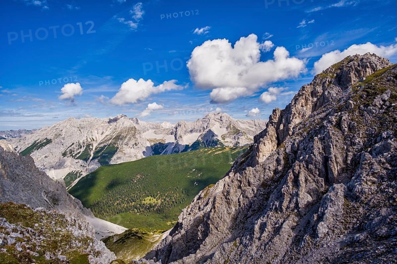 Karwendel view from the Hafelekar