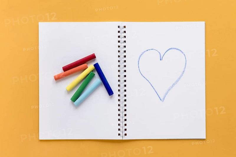 Crayons notebook