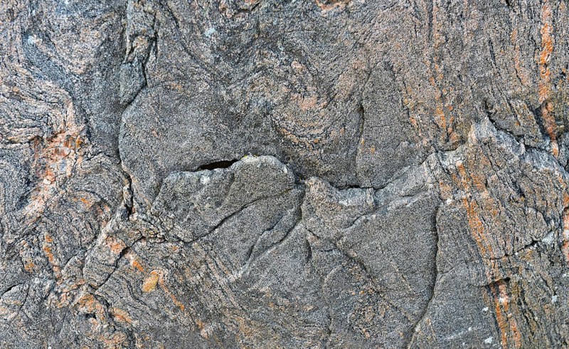 Glacier-carved rocks in the Norwegian archipelago