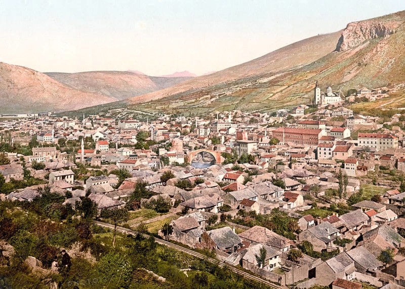 General view of Mostar