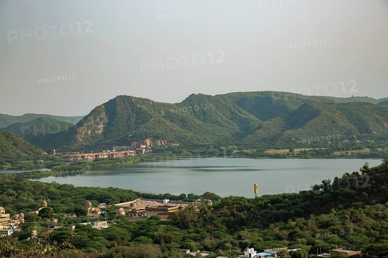 Aerial view of the Jaipur city from the Nahargarh fort