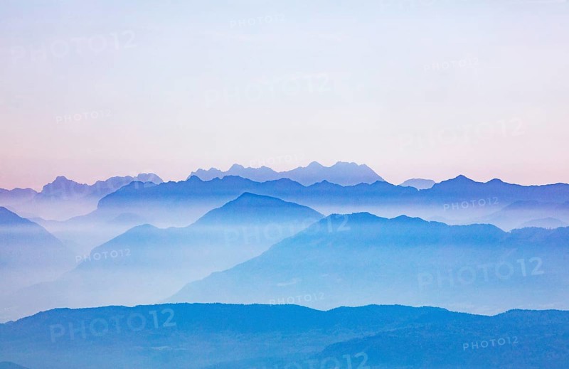 Mountain silhouette
