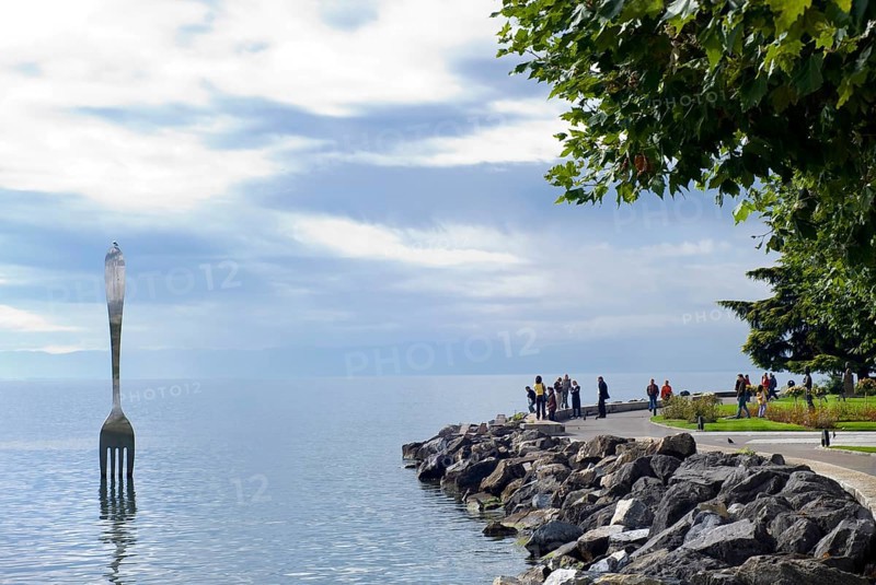 Vevey on Lake Geneva