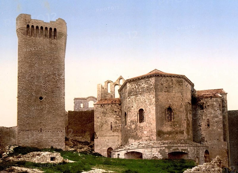 Montmajour is a former abbey in the Bouches-du-Rhone department