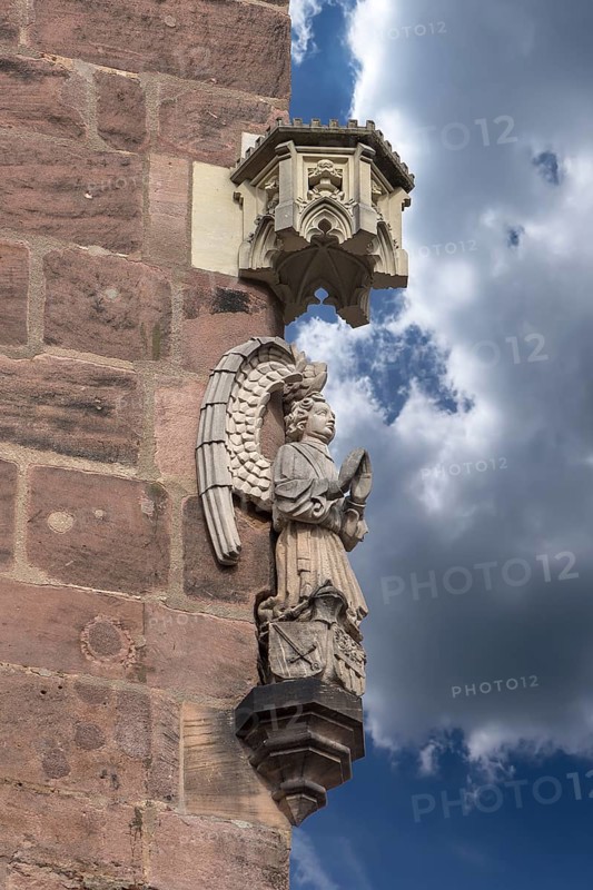 Angel figure on the Nassauer Haus